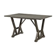 Gray finish counter height table by Acme additional picture 2