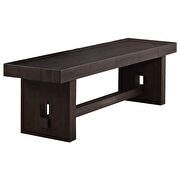 Distressed walnut finish dining table by Acme additional picture 3