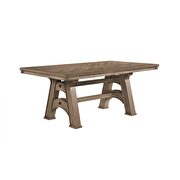 Distress oak finish dining table by Acme additional picture 2