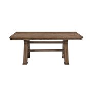 Distress oak finish dining table by Acme additional picture 3