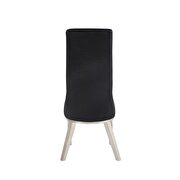 Black pu & stainless steel dining chair additional photo 4 of 3