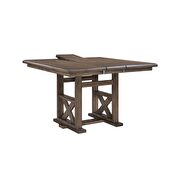 Walnut finish counter height table by Acme additional picture 2