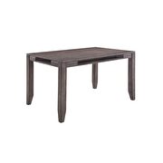 Gray oak finish counter height table by Acme additional picture 2