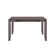 Gray oak finish counter height table by Acme additional picture 3