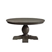 Rustic gray oak finish dining table by Acme additional picture 3