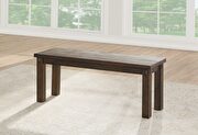 Dark oak finish dining table by Acme additional picture 9