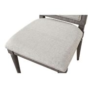 Fabric & salvaged natural side chair by Acme additional picture 6