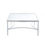 Chrome finish & mirror coffee table by Acme additional picture 4