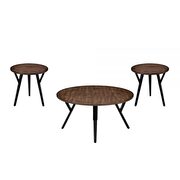 Oak & black 3pc pack coffee/end set by Acme additional picture 2