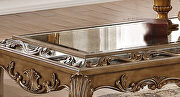 Mirrored & antique gold coffee table by Acme additional picture 2