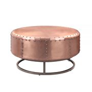 Rose gold aluminum coffee table additional photo 2 of 2