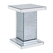 Rectangular mirrored panel low profile coffee table by Acme additional picture 2