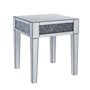 Mirrored & faux diamonds coffee table by Acme additional picture 2