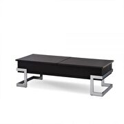 Black & chrome lift top coffee table by Acme additional picture 2