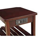 Espresso finish side table by Acme additional picture 6