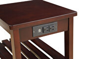 Espresso finish side table by Acme additional picture 9