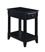 Black finish wooden accent table by Acme additional picture 2