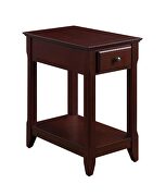 Espresso finish wooden accent table by Acme additional picture 2
