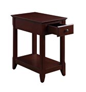 Espresso finish wooden accent table by Acme additional picture 3