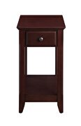 Espresso finish wooden accent table by Acme additional picture 4