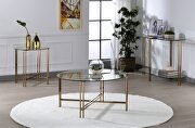 Champagne finish coffee table by Acme additional picture 4