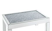 Faux diamonds and mirrored finish coffee table by Acme additional picture 3