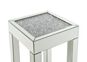 Faux diamonds and mirrored finish coffee table by Acme additional picture 6