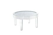 Faux diamonds and mirrored finish beautiful coffee table by Acme additional picture 2