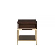 Cherry finish end table by Acme additional picture 4