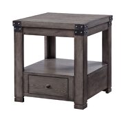 Ash gray finish coffee table by Acme additional picture 2