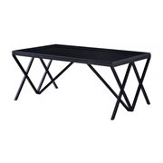 Black finish & glass coffee table by Acme additional picture 2