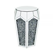 Mirrored & faux diamonds end table additional photo 2 of 1