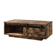 Rustic oak coffee table by Acme additional picture 4