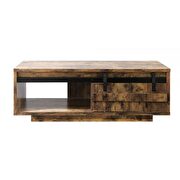 Rustic oak coffee table by Acme additional picture 5