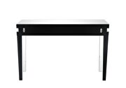 Decorative faux crystals reflective surface sofa table by Acme additional picture 3