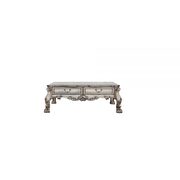 Vintage bone white coffee table in classic style by Acme additional picture 2