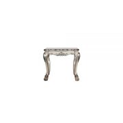 Vintage bone white end table by Acme additional picture 2