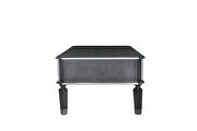 Charcoal & light gray finish intricate accents coffee table by Acme additional picture 6
