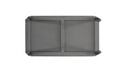 Charcoal & light gray finish intricate accents coffee table by Acme additional picture 8