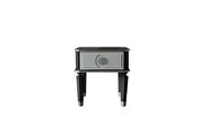 Charcoal & light gray finish intricate accents end table by Acme additional picture 5