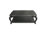 Charcoal finish vintage European elegance coffee table by Acme additional picture 4