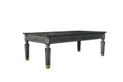 Tobacco finish gilded wooden trimming coffee table by Acme additional picture 2