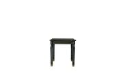 Tobacco finish gilded wooden trimming end table by Acme additional picture 2