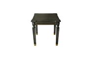 Tobacco finish gilded wooden trimming end table by Acme additional picture 3