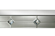 Mirrored on both sides art deco style console table by Acme additional picture 2