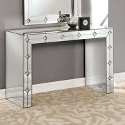 Mirrored on both sides art deco style console table by Acme additional picture 3