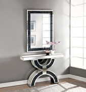 Mirrored glam style console table / display additional photo 3 of 2