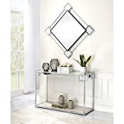 Mirrored chrome console table by Acme additional picture 4