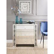Mirrored & faux agate console table by Acme additional picture 8