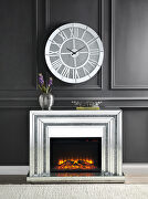 Mirrored & faux diamonds fireplace additional photo 5 of 4